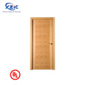 teak wood fire doors fireproof interior door UL listed for hotel